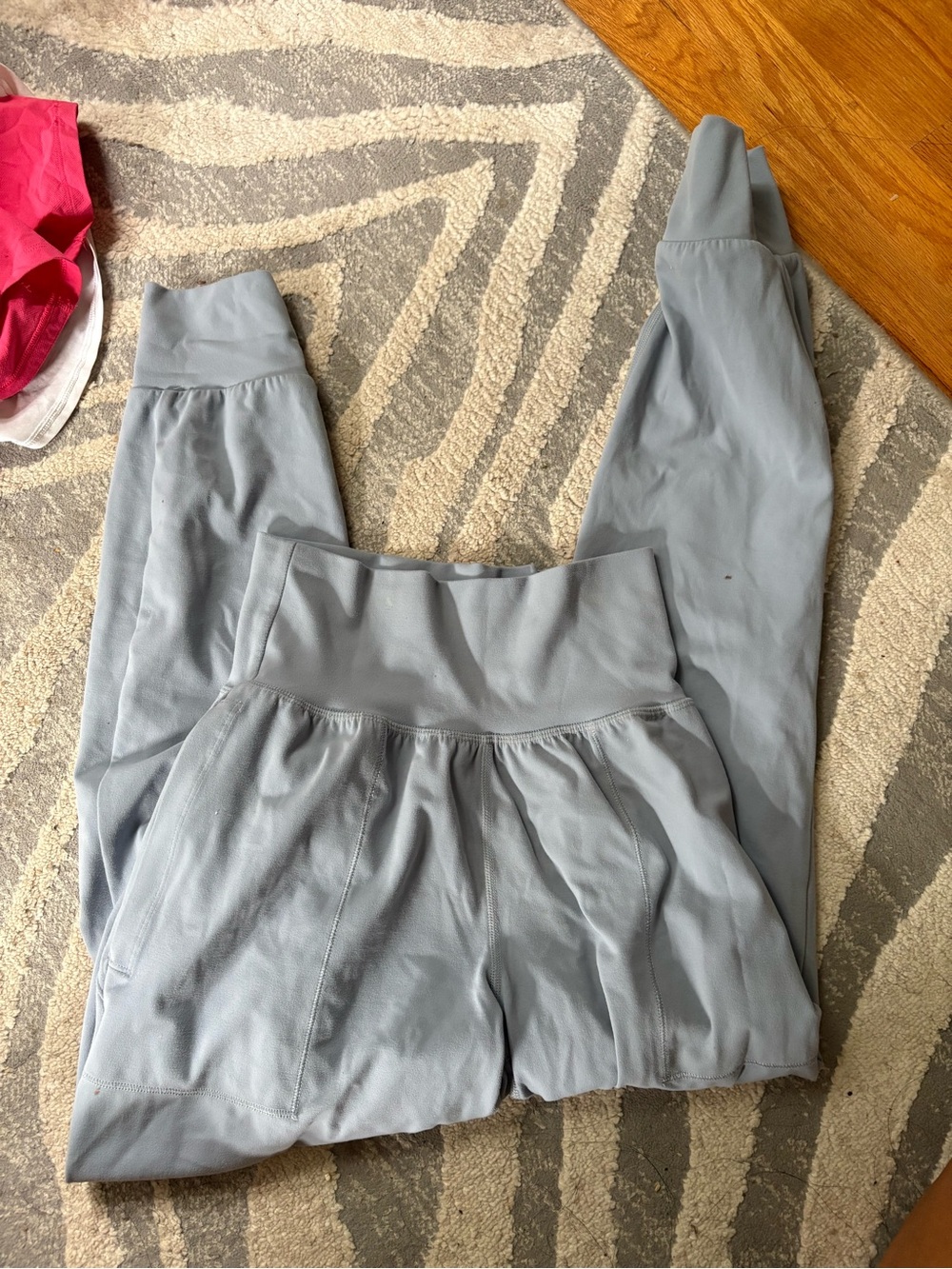 Athleta Light Blue High-Rise salutation Jogger Leggings